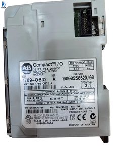 Compactlogix โมดูลเอาต์พุตแบบจม DC โมดูลเอาต์พุตแบบดิจิตอล PLC สำหรับอุตสาหกรรมอัตโนมัติ1769-OB32ใหม่ดั้งเดิม - Product Image 1