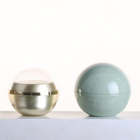 Pot cosmétique personnalisé avec logo, finition mate douce au toucher, luxe, 30g 50g, pots vides en acrylique pour crème visage, emballage pour soins de la peau