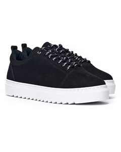 OEM ODM Chaussures de sport respirantes en cuir véritable pour hommes, chaussures de marche confortables à plateforme pour l'été et l'automne, semelle EVA légère - Product Image 1