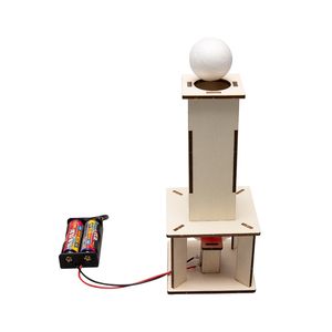 Kit de Ciencia DIY de Suspensión Neumática de Madera OKYN-G5613 para Educación STEM en Física - Product Image 4