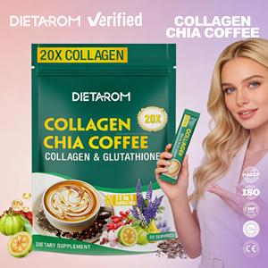 Caff<span class=keywords><strong>è</strong></span> OEM con <span class=keywords><strong>Collagene</strong></span> Idrolizzato e Semi di Chia per Bruciare i Grassi e Integratori Erboristici - Bevanda 2-in-1 per Dimagrimento e Bellezza - Product Image 1