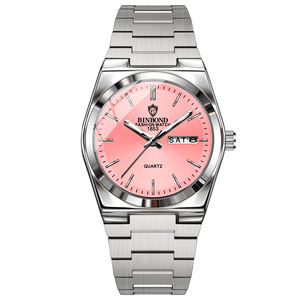 Reloj de Cuarzo Cuadrado Ultrafino Personalizado para Mujer, Doble Calendario, Resistente al Agua, Elegante y Moderno - Product Image 4