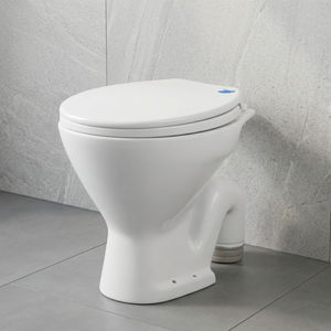 โถสุขภัณฑ์แบบตั้งพื้นทรงยุโรป รุ่น EWC S Trap แบบอินเดีย - Product Image 1
