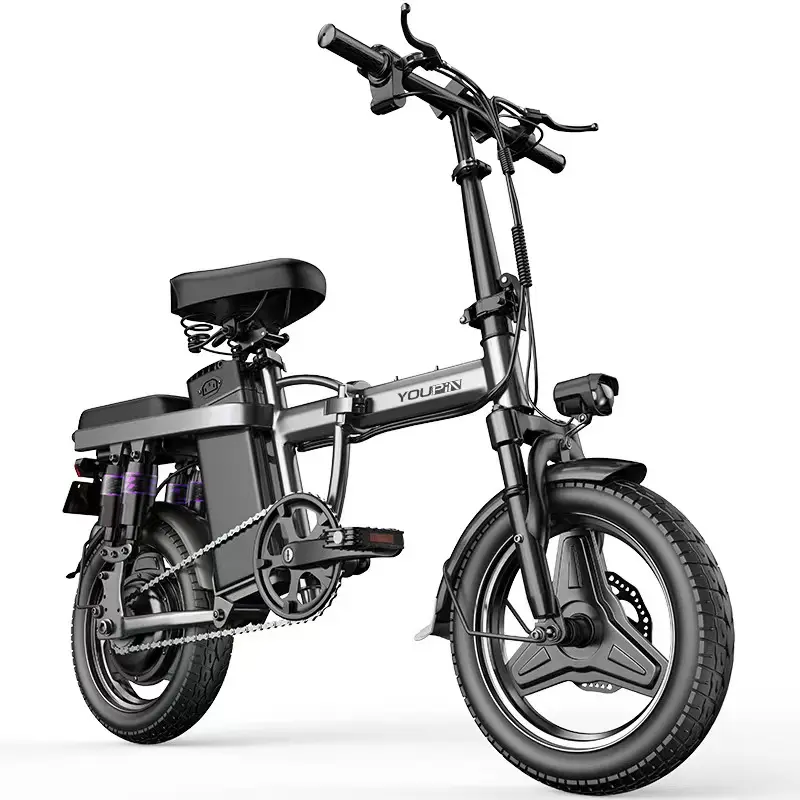 Vélo électrique pliable à 2 roues et bon marché, scooter de mobilité électrique à moteur puissant pour adultes