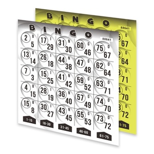Boletos de Bingo Personalizados en Oferta, Impresión Digital, Boletos con Números, Papel para Juegos de Bingo - Product Image 1