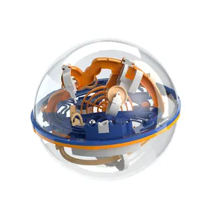 ของเล่นเสริมพัฒนาการลูกบอลเขาวงกตของเล่นเพื่อการศึกษาขนาด19ซม. เกม3D ของเล่นฝึกสมองลูกบอลปริศนา100อุปสรรคของขวัญทีเซอร์มหัศจรรย์ - Product Image 1