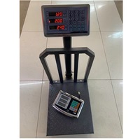 Báscula Digital Electrónica de Plataforma TCS de 150kg/180kg con Barandillas, Báscula Postal, Báscula de Precios