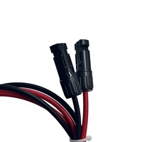 Adaptateur solaire YUEEYOUNG XT60 avec connecteur mâle-femelle, 2 broches en cuivre, IP68, 30A, 1000V, boîtier en PVC