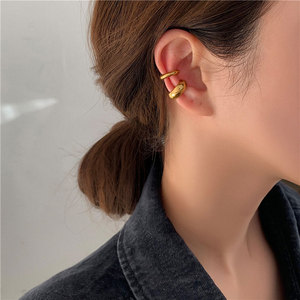 Fashion 316L Stainless Steel 14k 18k Pvd Gold Plated Fine <b>Cuff</b> <b>Earrings</b> Jewelry Non Piercing <b>Earrings</b> for Women - Product Image 3