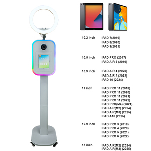 Nuevo Fotomatón Metálico para Bodas y Fiestas 2026, Fotomatón para iPad con Impresión Instantánea, Kiosco de Selfies con Aplicación/Control Remoto - Product Image 5