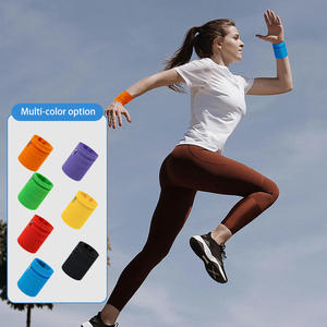 โรงงานคิงสปีด ราคาขายส่ง ผ้าฝ้าย 100% ระบายอากาศได้ดี น้ำหนักเบา เป็นมิตรกับสิ่งแวดล้อม สายรัดข้อมือแบบซิปสำหรับเล่นกีฬากลางแจ้ง สายรัดข้อมือแบบยืดหยุ่น - Product Image 6