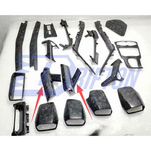 Panel de Reemplazo de Fibra de Carbono Seca para Consola Central (Ambos Lados) para Kits de Interiores Lamborghini Huracán LP610 LP580 EVO Tecnica - Product Image 2