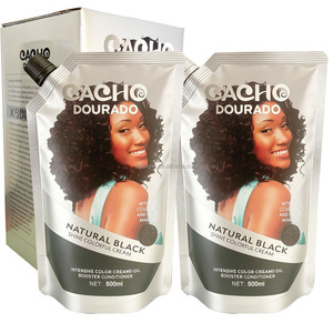 Tintura de Cabelo Natural Preta em Lote de Vários Tamanhos Direto da Fábrica |   Coloração de Qualidade Profissional e Personalização Completa em Um Só Lugar | 500ML*2 | Personalizável - Product Image 2