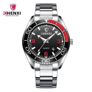 Hot Sale CHENXI 8206G Colorful Men Quartz Watches Offer Price Stainless Steel Strap Men Wristwatches