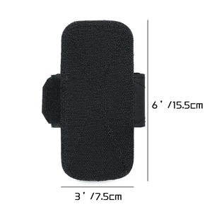 Tactische universele verborgen wapenholster voor de taille, Molle-clip & klittenband, compacte jachtholster met riemclip - Product Image 5