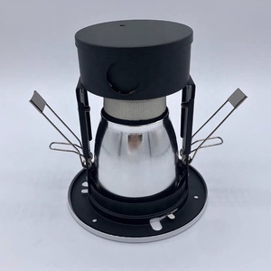 Led trong nhà khung Spotlight Halogen thay thế E27 nhôm refelcletor lõm xuống ánh sáng nhà ở có thể điều chỉnh Chrome - Product Image 1