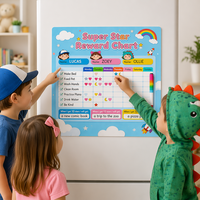 Tableau de motivation Montessori magnétique pour enfants : Suivi des bonnes habitudes et des comportements, récompenses pour enfants