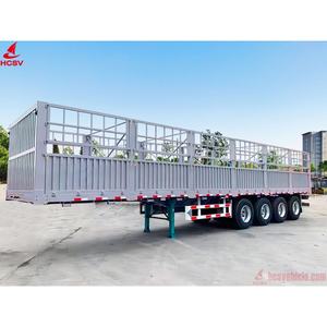 Remolque <span class=keywords><strong>de</strong></span> plataforma para camión <span class=keywords><strong>de</strong></span> servicio pesado Vehicle Master <span class=keywords><strong>de</strong></span> 40-60 toneladas, 4 ejes, semirremolque <span class=keywords><strong>de</strong></span> transporte <span class=keywords><strong>de</strong></span> 50 toneladas - Product Image 5