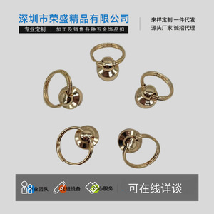 Rongsheng <b>Phone</b> Case <b>Ring</b> Decoration Pure Copper 7.6x12mm Circle Shape Lanyard Accessory - Product Image 5