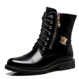 2025 Latest Design Motorcycle Shoes - Comfortable Racing Leather Motorcycle Shoes & High-<b>Top</b> Business Leather Shoes - Product Image 5