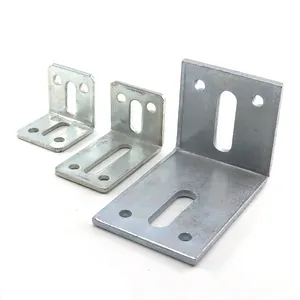 Factory price hot sale 90 degree slot galvanized heavy duty steel angle brackets for pallets