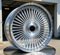 Jantes forgées sur mesure 22 24 26 pouces, jantes de luxe multi-rayons, jantes concaves, enjoliveurs flottants, compatibles avec Mercedes BMW Audi
