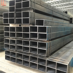 Труба стальная квадратная сварная MS из углеродистой стали ASTM, 30x30, 25x25, 20x20, толщина стенки 0.7 мм, черная, для металлоконструкций - Product Image 1