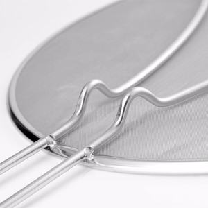 Couverture facultative de garde d'éclaboussure de poignée de silicone de cuisine de couleur S/S pour la poêle à frire - Product Image 2