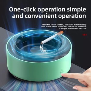 Purificatore d'Aria Elettrico 2-in-1 Personalizzato, Design Moderno, Posacenere Intelligente Multifunzionale, Filtro Anti-Fumo <span class=keywords><strong>per</strong></span> Casa, Auto, Ufficio - Product Image 2