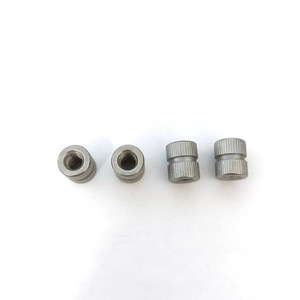 Insertos de Rosca Métrica M6 M8 M10, Tuercas Moleteadas Zincadas para la Industria de la Construcción, Grado A B C, Nivel 4.8, Acero Q235 - Product Image 1