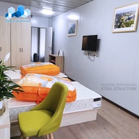 Zhongnan détachable personnalisé 20ft établissement bâtiment hôpital école dortoir appartement petite maison préfabriquée conteneur maison