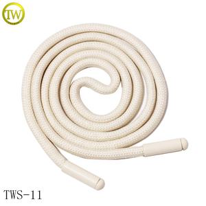 Sacs de sport de bonne qualité ficelle en polyester nouée embouts d'extrémité de forme ronde cordes de <span class=keywords><strong>dessin</strong></span> <span class=keywords><strong>corde</strong></span> pour baskets - Product Image 1