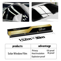 WESUN JR Ultra HD Film de fenêtre de voiture changeant de couleur à l'eau haute transparence super isolation thermique contrôle de la lumière confidentialité