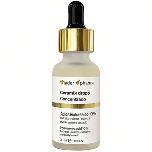 Thader Pharma Ceramix Drops, Suero con 10% de Ácido Hialurónico, 30 ml, Cuidado Concentrado para la Piel - Product Image 2