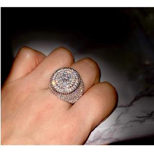 Anillo de Diamantes con Incrustaciones para Hombre, en Oferta, Ideal para Marca Privada, Venta al por Menor y Dropshipping, Disponible al Mejor Precio - Product Image 5