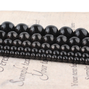 Wholesale Natural <strong>Black</strong> Hematite Stone <strong>Beads</strong> 3/4/6/8/10MM <strong>round</strong> Smooth for Jewelry Making DIY - Product Image 5