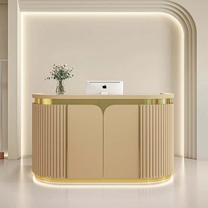 Thiết kế sang trọng nội thất văn phòng quầy trước bàn hiện đại thu ngân Câu Lạc Bộ giải trí bàn tiếp tân Thẩm mỹ viện - Product Image 5