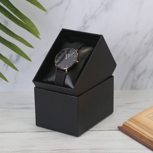 Cajas <span class=keywords><strong>de</strong></span> reloj <span class=keywords><strong>de</strong></span> regalo, caja <span class=keywords><strong>de</strong></span> reloj <span class=keywords><strong>de</strong></span> papel negro, venta al por mayor <span class=keywords><strong>de</strong></span> fábrica - Product Image 4