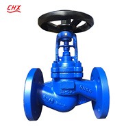 Vanne à soupape à soufflet DIN GGG40 PN16 PN25 Vanne à soupape à soufflet étanche pour vapeur, huile, eau