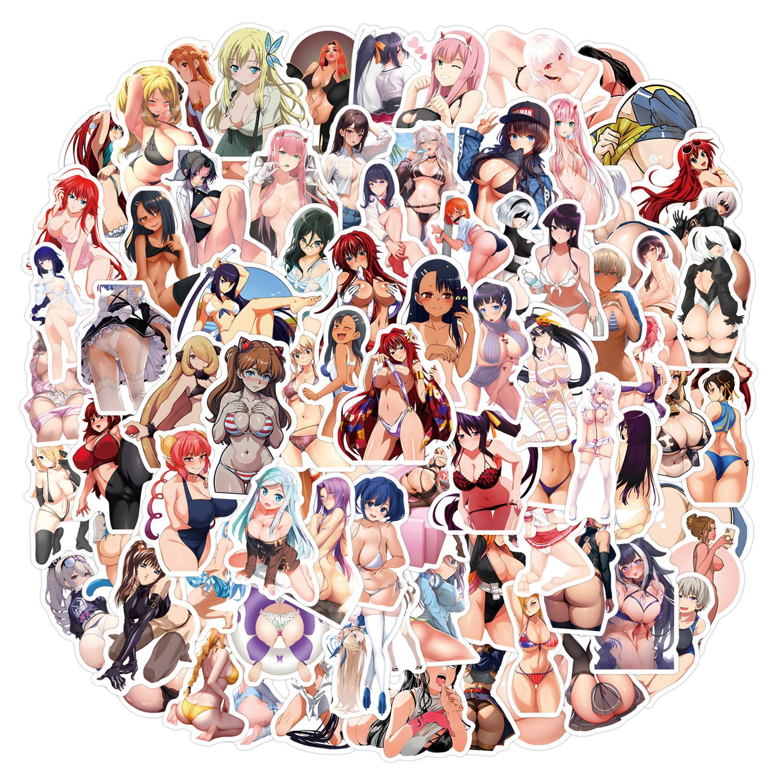 01 sexy anime stickers 110PCS