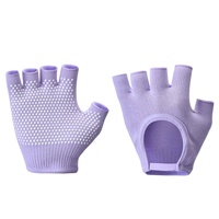 Nouveaux gants ouverts à cinq doigts pour femmes gants antidérapants de sport professionnel fournitures de Fitness Yoga gant tricoté sans doigts