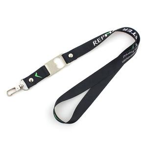 สายคล้องสีดำอ่อนพิมพ์ลายแบบถ่ายเทความร้อนพร้อมสายคล้องขวด - Product Image 3