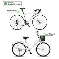 Vente chaude Anti-perte Localisateur De Vélo Vélo Réflecteur Arrière Tige De Selle pour Air Tag Gps Tracker Support De Vélo avec Trouver Mon Appareil