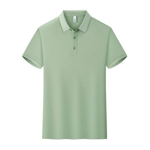 Polo Shirt Short Sleeve Solid Color Polyester Unisex Workwear Summer Wear - Product Image 3
