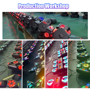 <span class=keywords><strong>Prix</strong></span> Usine 180W Projecteur <span class=keywords><strong>de</strong></span> Scène Disco 4 Têtes Rotatives Effet Roue <span class=keywords><strong>de</strong></span> <span class=keywords><strong>Feu</strong></span> RGBW 4-en-1 Faisceau Laser Flash DMX512 Contrôle Sonore Lumières DJ - Product Image 6