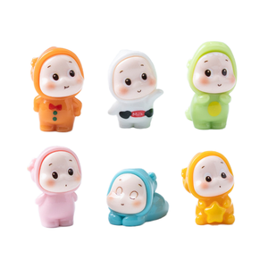 Statuette in Resina Dura 3D di Persone e Stelle in Miniatura, Giocattoli da Collezione dell'Amore e dell'Amicizia Prodotti in Cina, Promozionali - Product Image 1