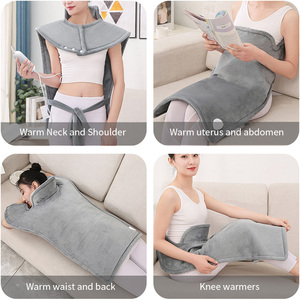 Manta Térmica Lavable en Oferta, Chal Eléctrico Calefactor para Hombros, Cuello y Espalda, <span class=keywords><strong>Almohadilla</strong></span> Térmica Eléctrica - Product Image 3