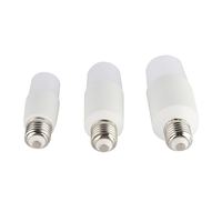 Échantillons Gratuits Lampe LED Mince en T Cylindrique DOB en Aluminium et Plastique pour Usage Domestique 5W 7W 9W 12W E27 B22 E14