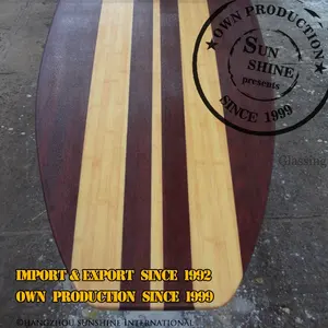 工厂销售环氧木sup 冲浪板木单板冲浪板