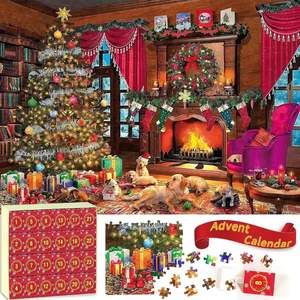<span class=keywords><strong>Calendrier</strong></span> de l'Avent personnalisé Puzzle Factory <span class=keywords><strong>2024</strong></span>, puzzle de Noël en 1008 pièces, <span class=keywords><strong>calendrier</strong></span> de compte <span class=keywords><strong>à</strong></span> rebours de Noël de 24 <span class=keywords><strong>jours</strong></span> - Product Image 3